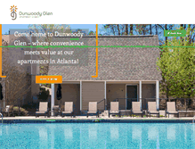 Tablet Screenshot of dunwoodyglen.com